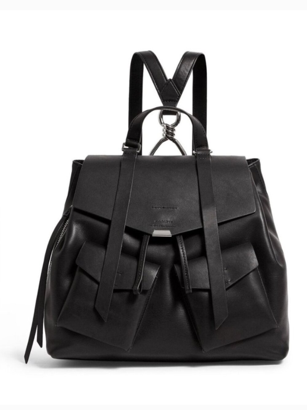 ALLSAINTS Darcy Multi-pocket Backpack In Black